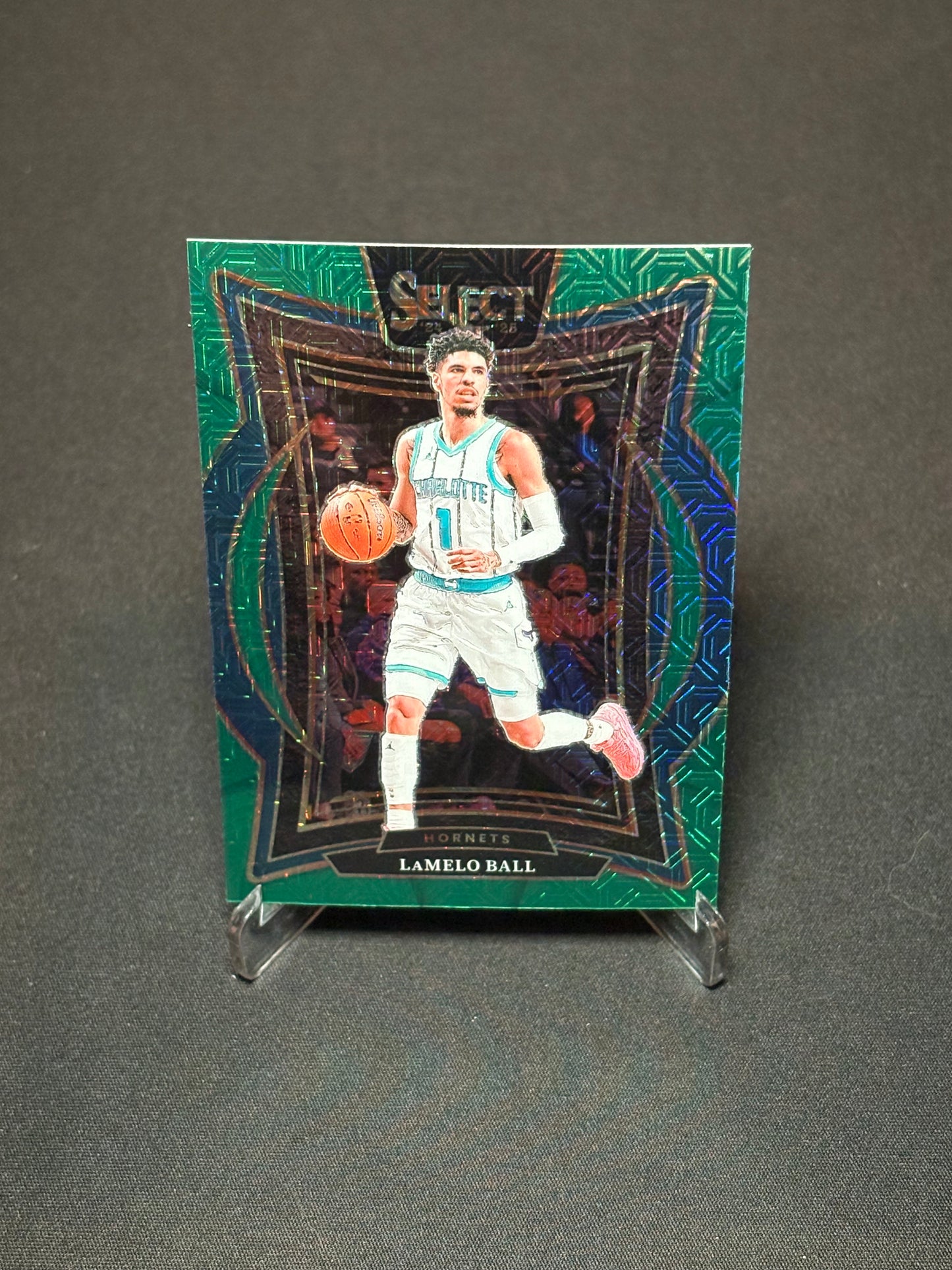 Lamelo Ball Panini Select 2024 "Green Mojo" Charlotte Hornets