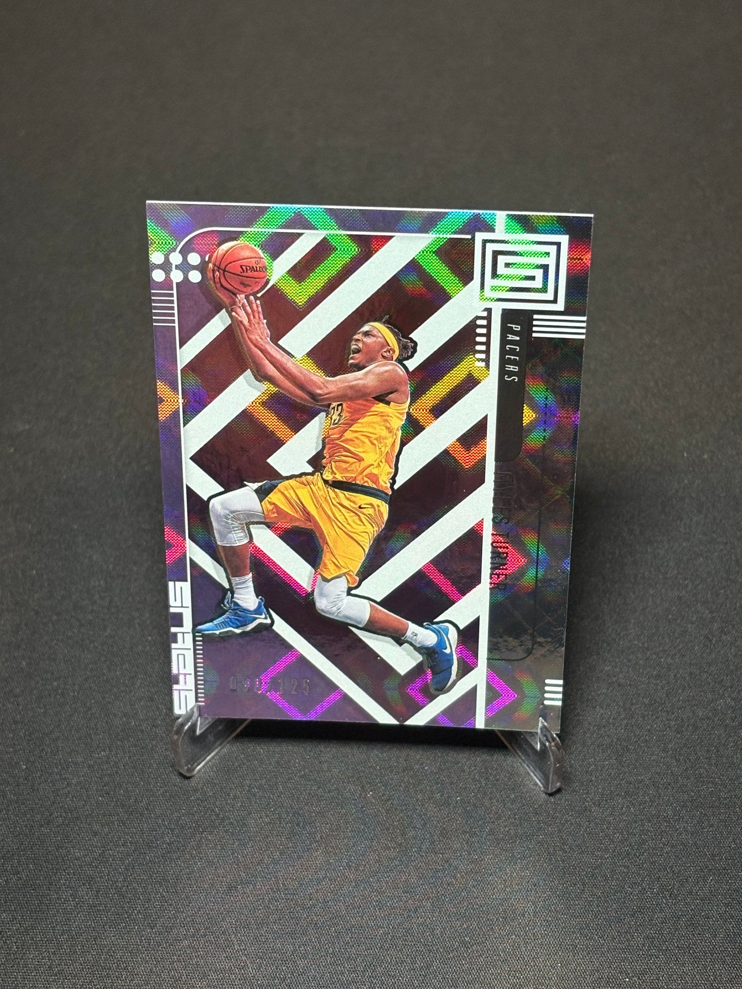 Myles Turner Panini Status 2019-20 "Num /125" Indiana Pacers