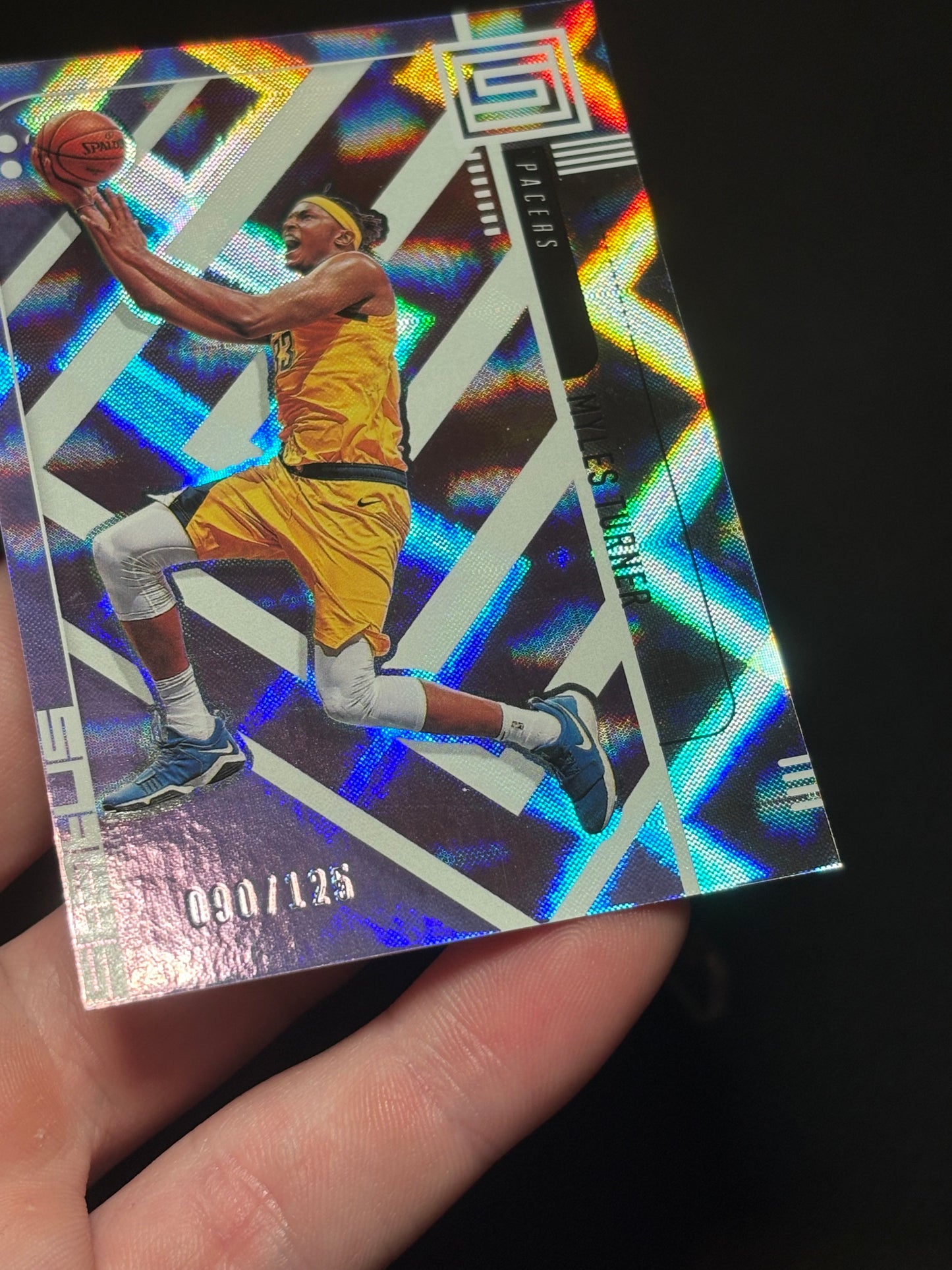 Myles Turner Panini Status 2019-20 "Num /125" Indiana Pacers