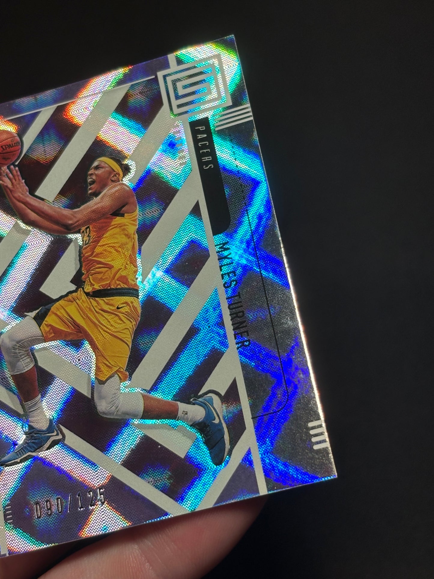 Myles Turner Panini Status 2019-20 "Num /125" Indiana Pacers