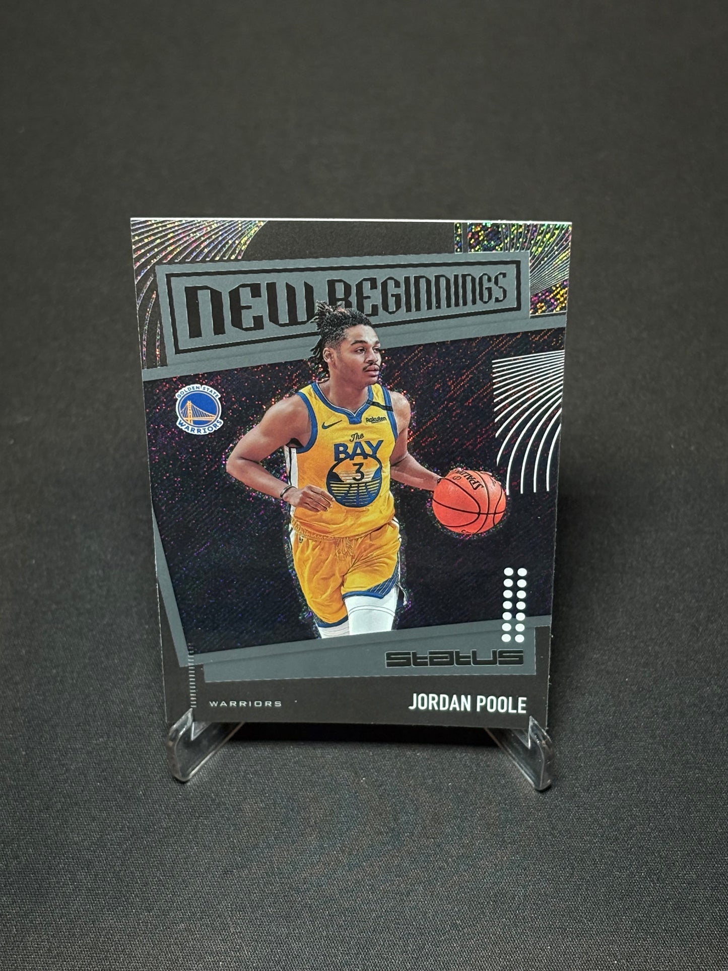 Jordan Poole RC Panini Status 2019-20 "New Beginnings" G.S Warriors