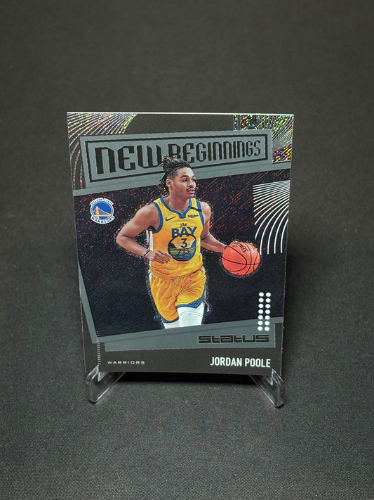 Jordan Poole RC Panini Status 2019-20 "New Beginnings" G.S Warriors
