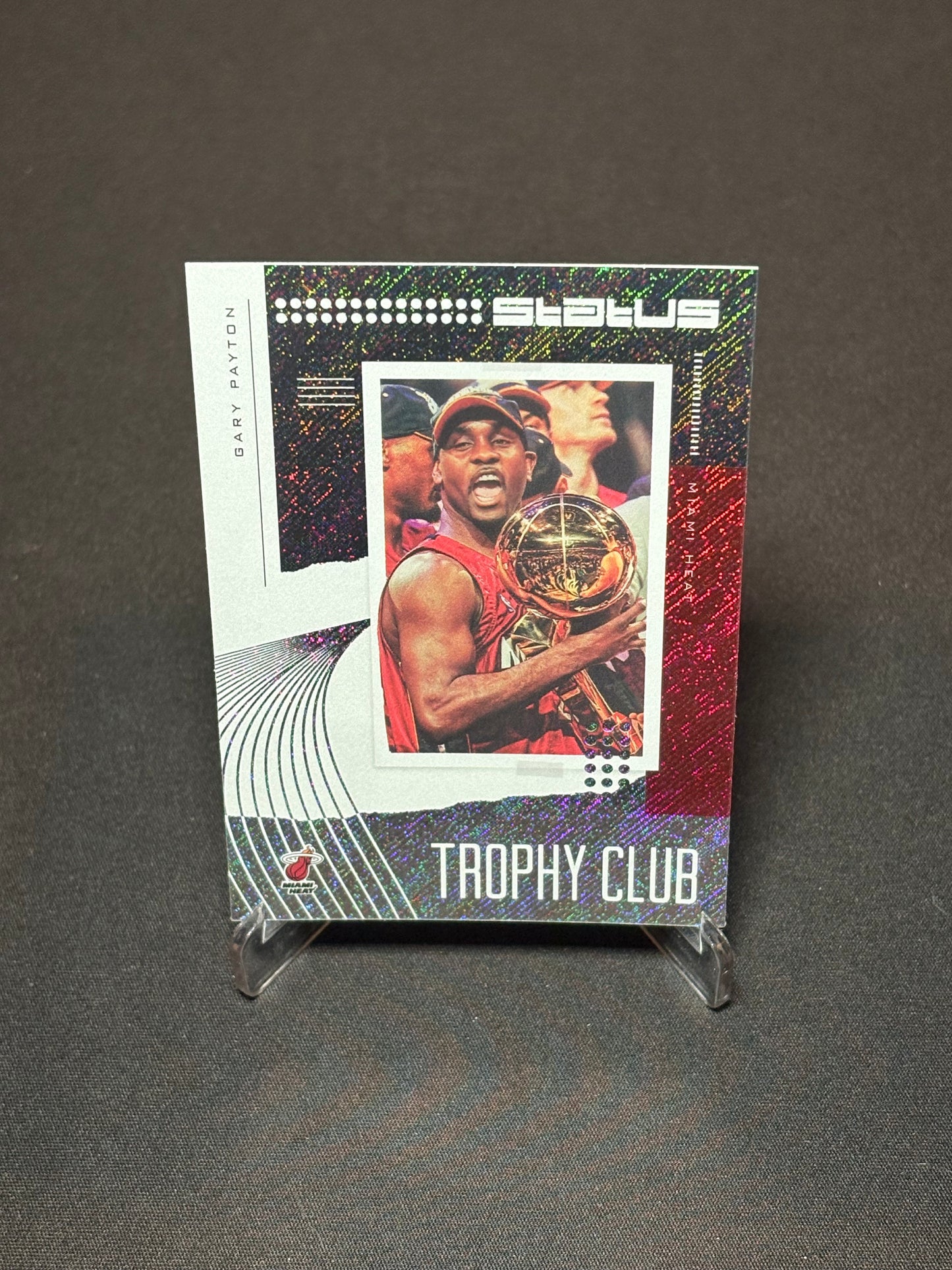 Gary Payton Panini Status 2019-20 "Trophy Club" Miami Heat