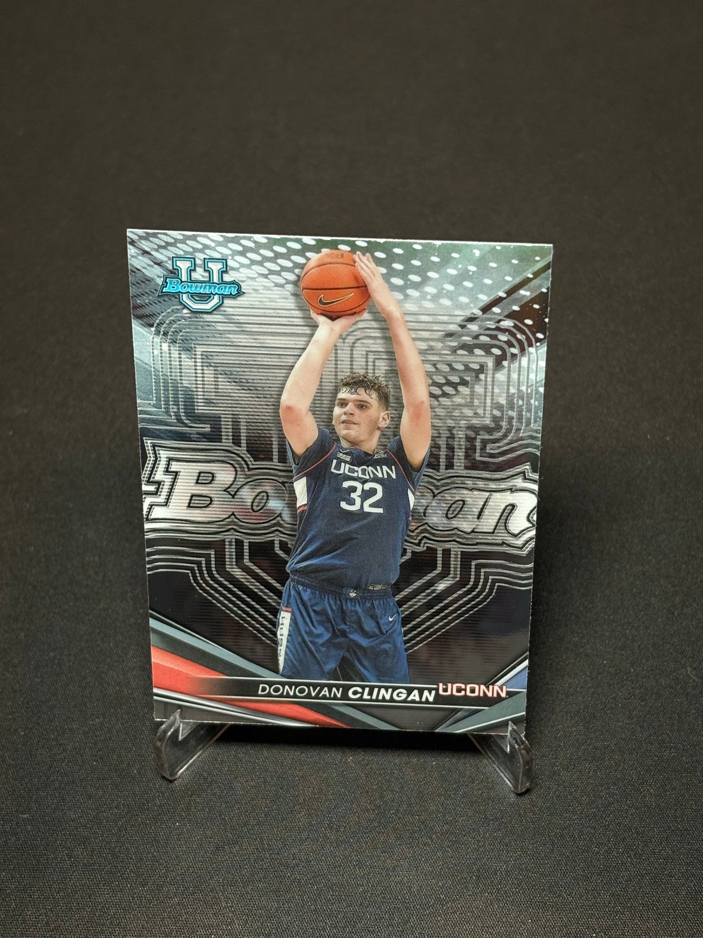 Donovan Clingan Topps Bowman U 2023"Silver" Uconn
