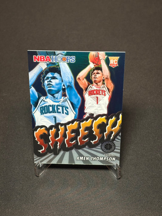 Amen Thompson RC Panini 2023 "Sheesh Silver" Houston Rockets