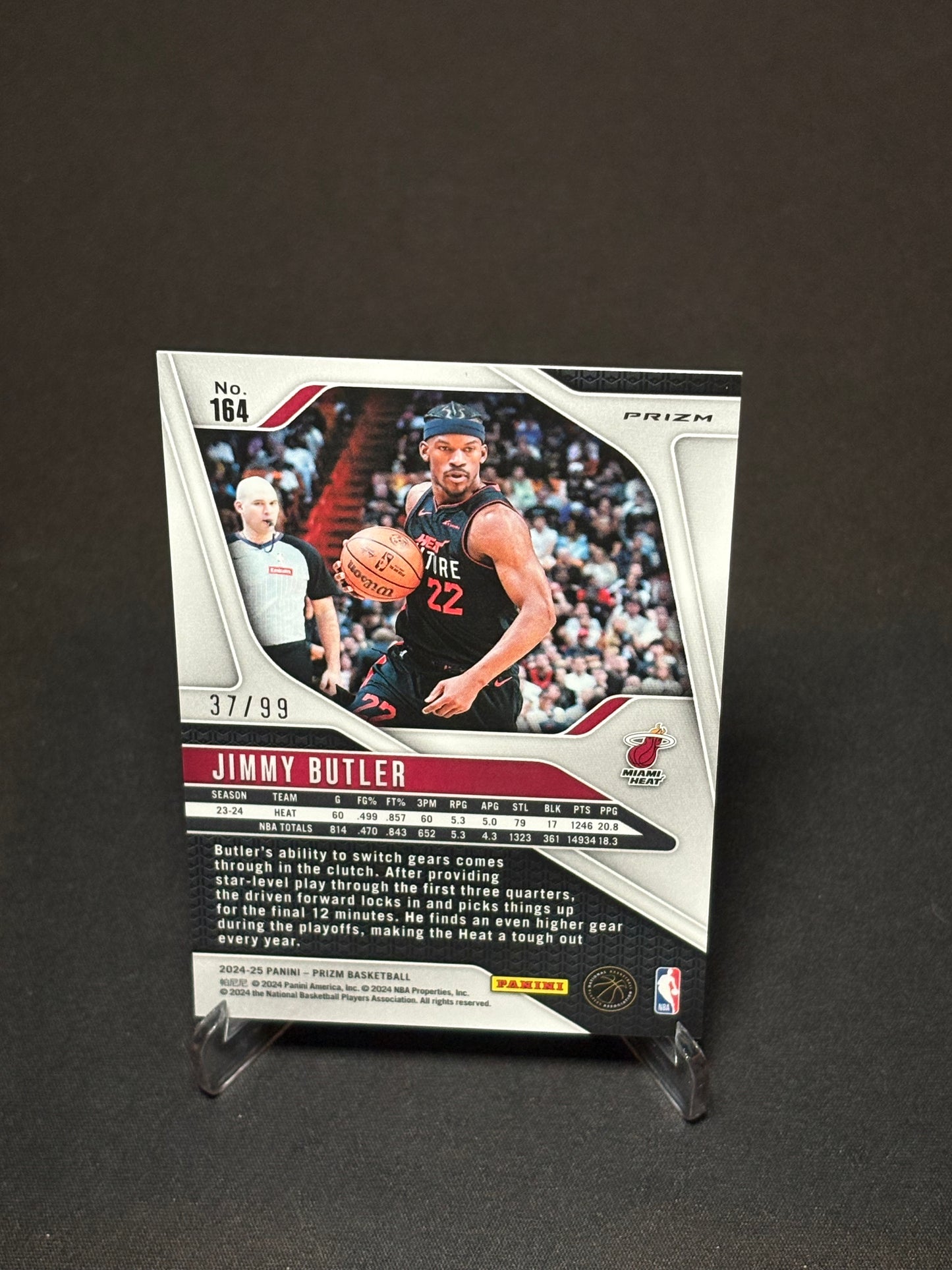 Jimmy Butler Panini Prizm 2024 "Purple /99" Miami Heat