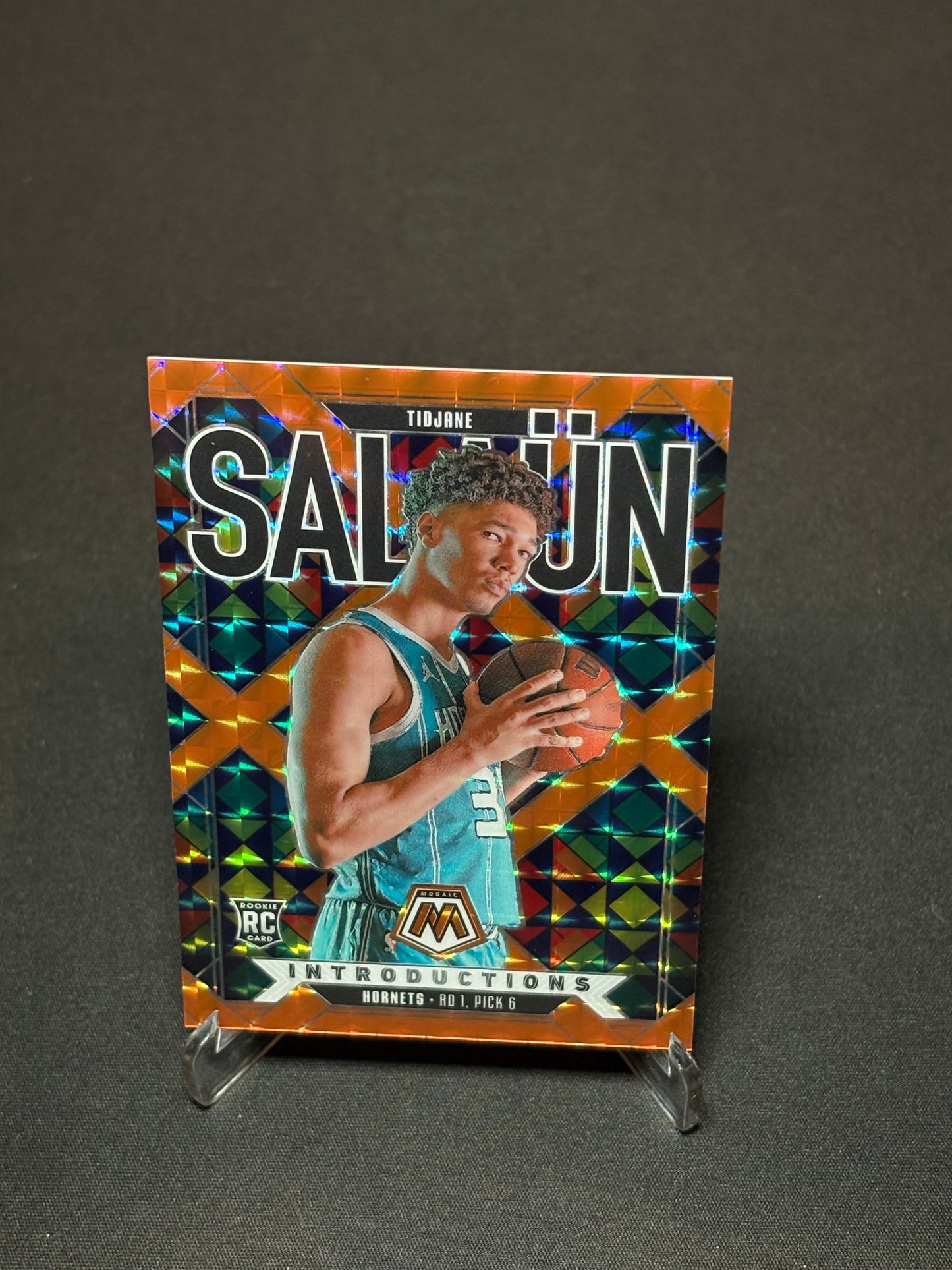 Tidjane Salaun RC Panini Mosaic2024 "Introduction /49" Charlotte Hornets