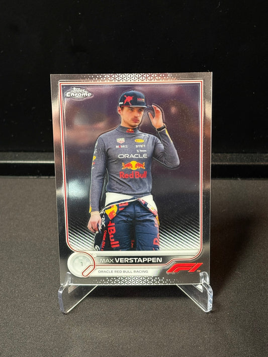 Max Verstappen Topps Chrome F1 2022 "Base #2"