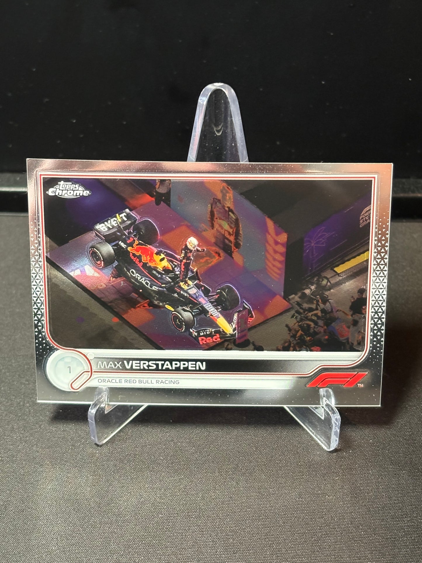 Max Verstappen Topps Chrome F1 2022 "Base #3"