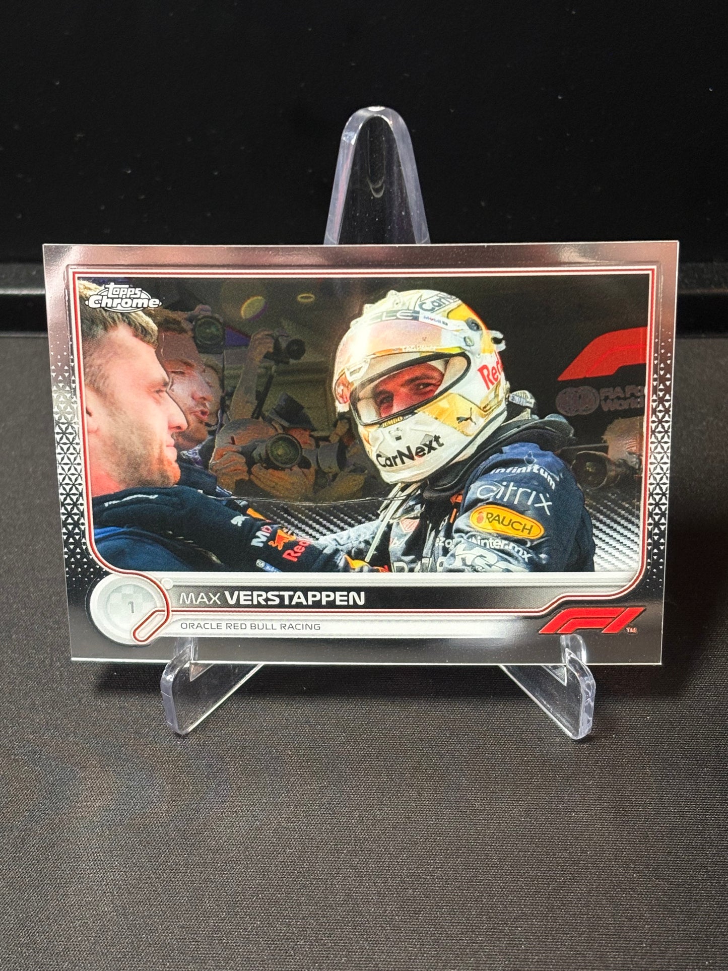 Max Verstappen Topps Chrome F1 2022 "Base #4"