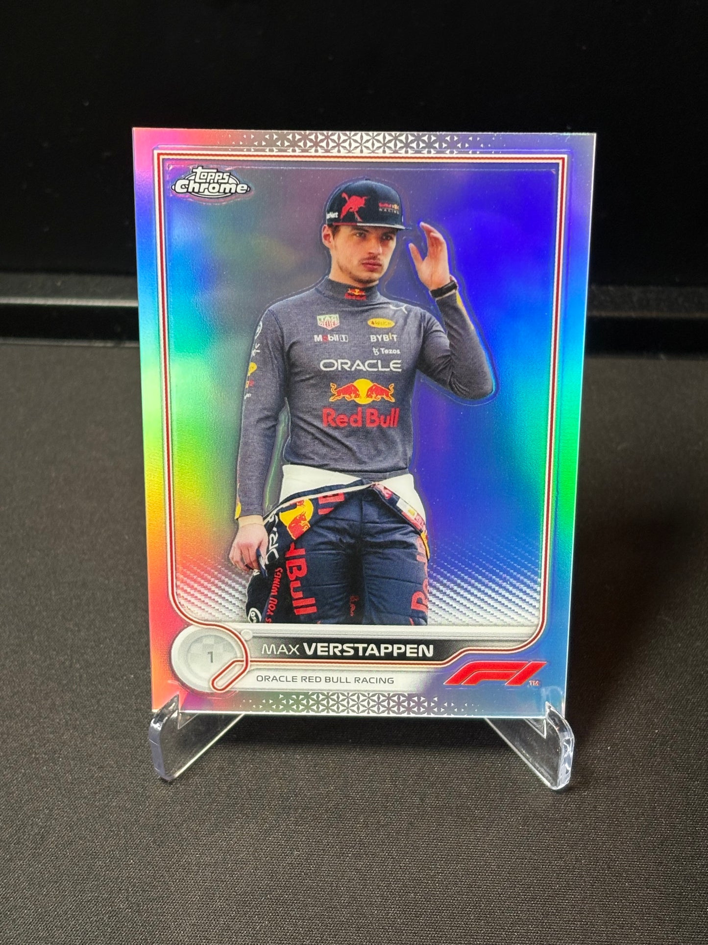 Max Verstappen Topps Chrome F1 2022 "Refractor #2"