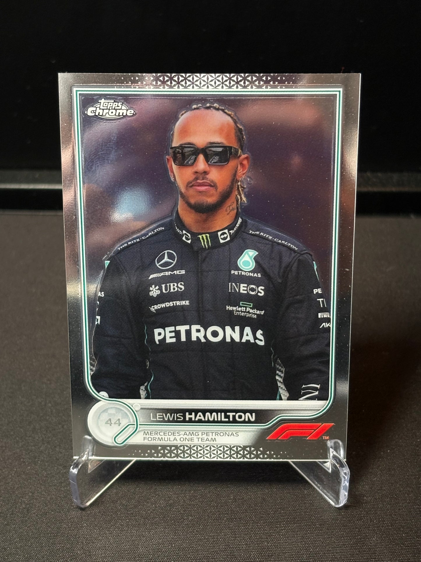 Lewis Hamilton Topps Chrome F1 2022 "Base #6"
