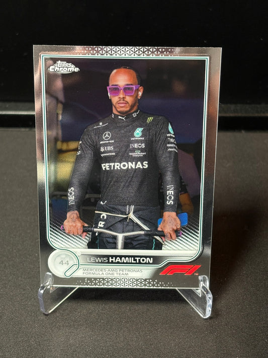 Lewis Hamilton Topps Chrome F1 2022 "Base #8"
