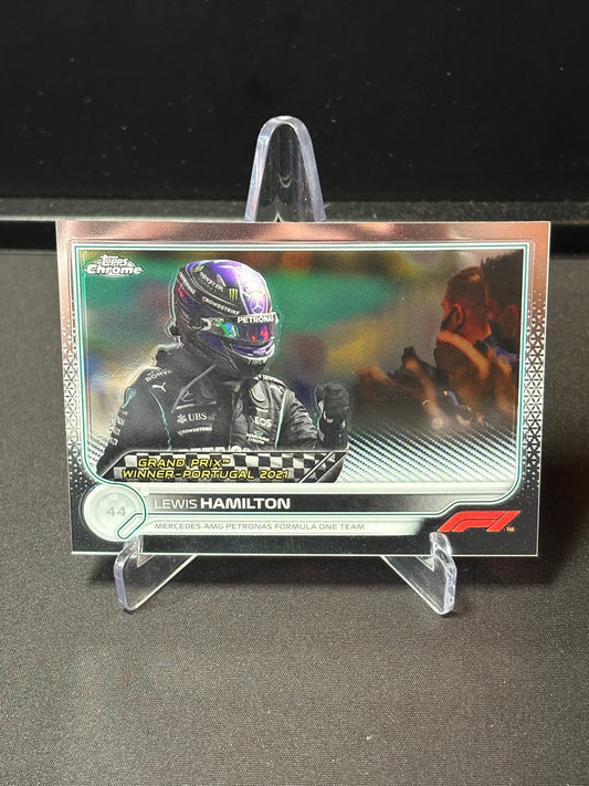 Lewis Hamilton Topps Chrome F1 2022 "GP Winner #153"