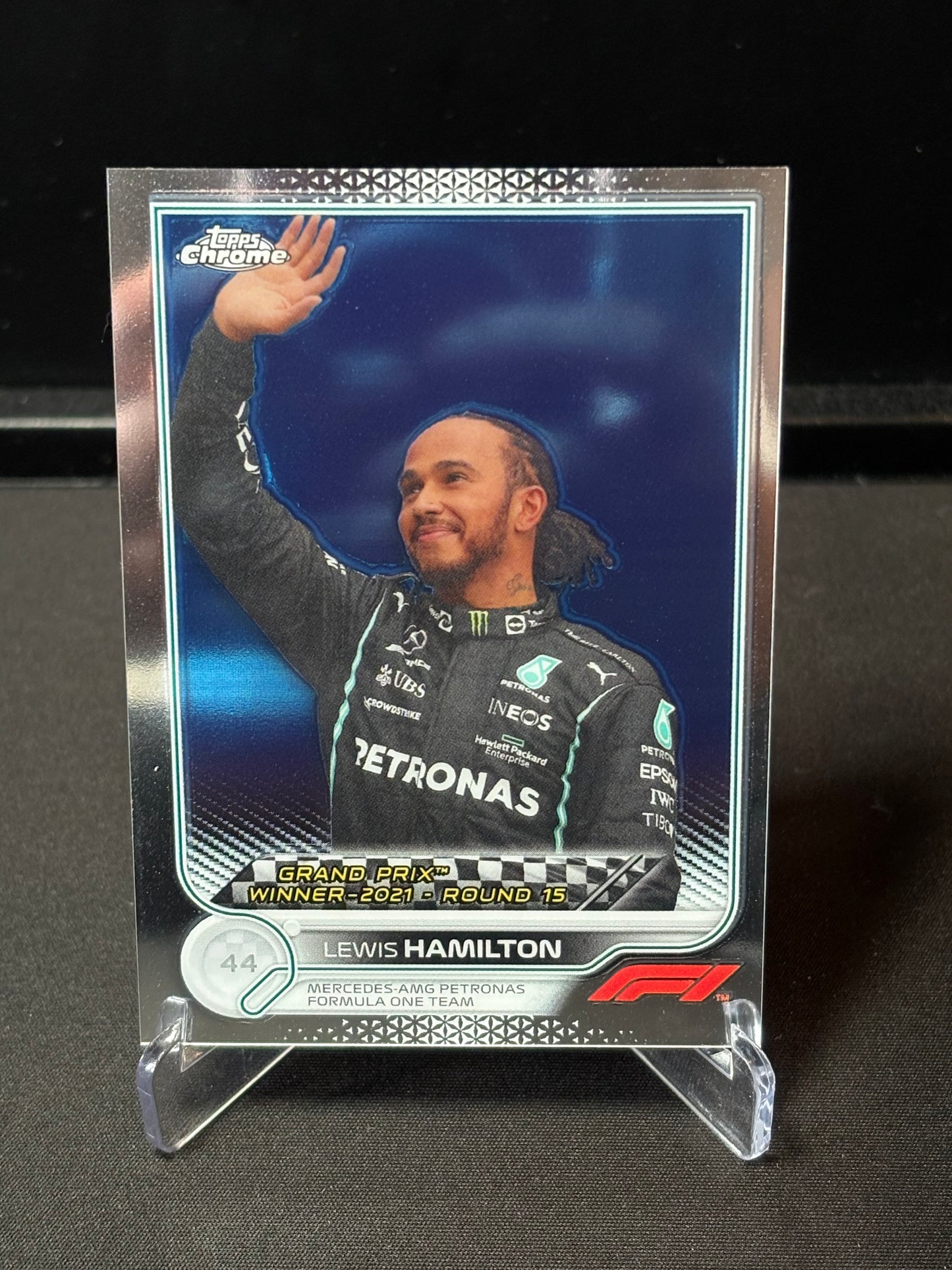 Lewis Hamilton Topps Chrome F1 2022 "GP Winner #165"