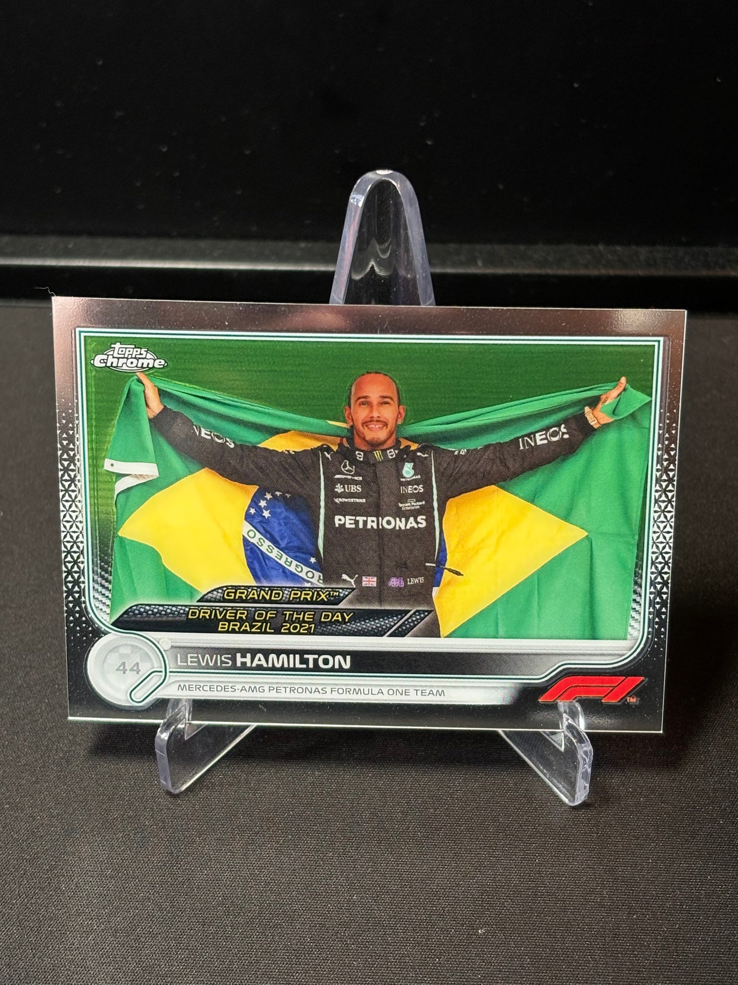 Lewis Hamilton Topps Chrome F1 2022 "Driver of the Day #190"