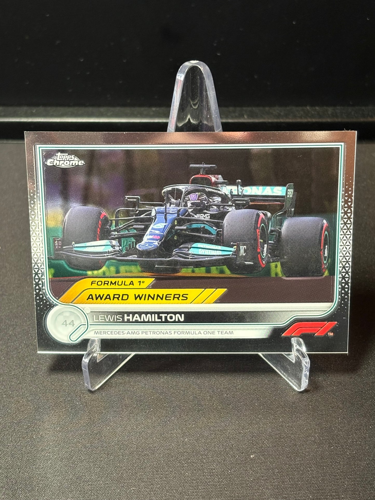 Lewis Hamilton Topps Chrome F1 2022 "Award Winners #198"