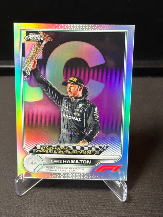Lewis Hamilton Topps Chrome F1 2022 "GP Winner Refractor #171"