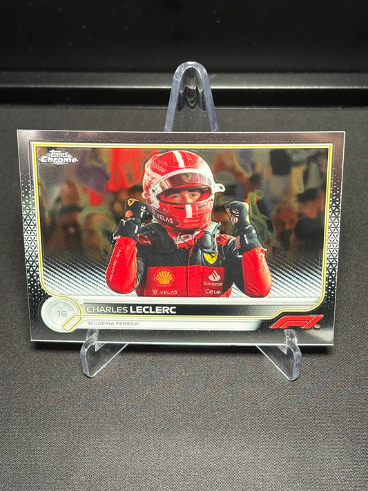 Charles Leclerc Topps Chrome F1 2022 "Base #27"