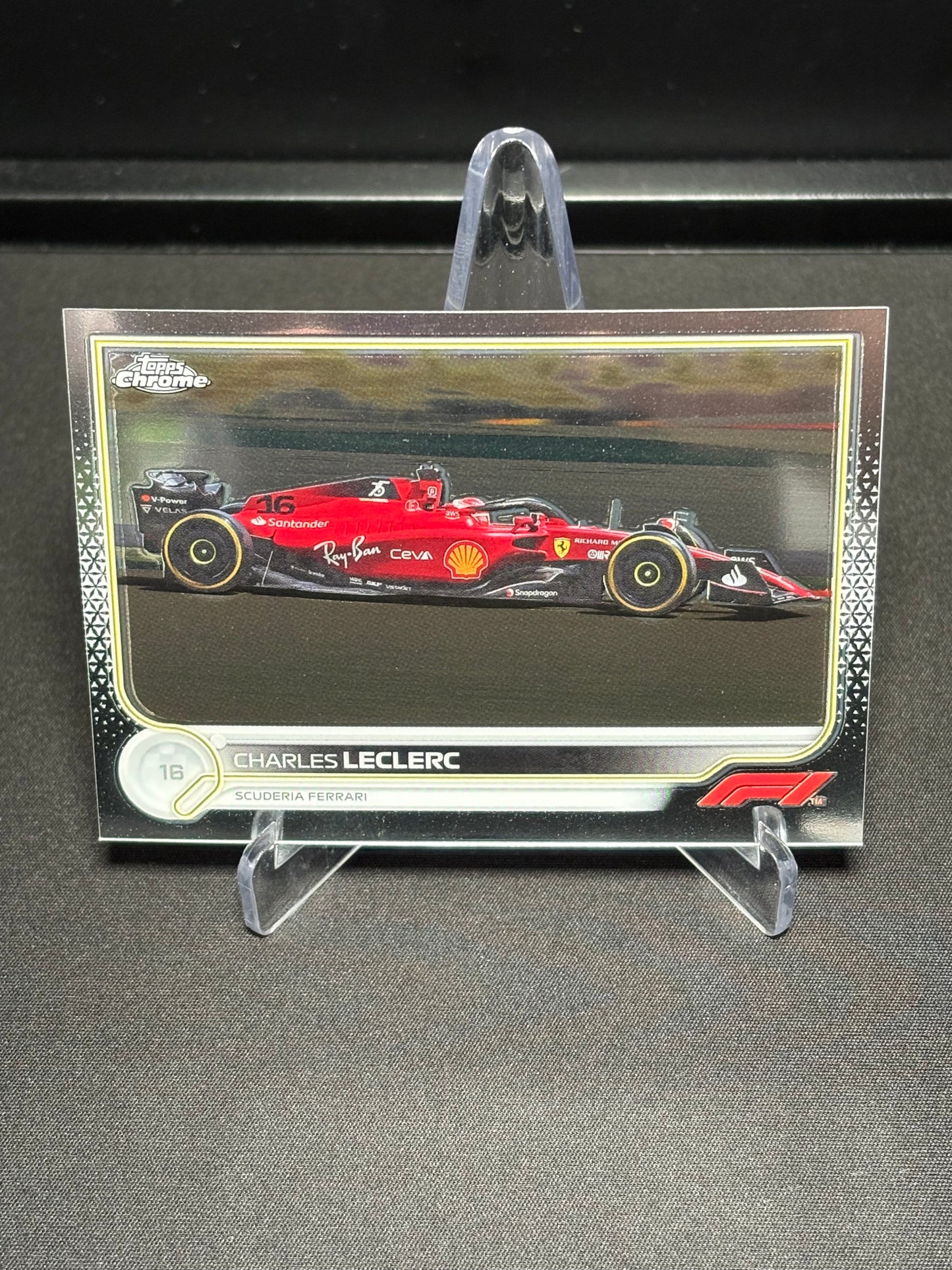 Charles Leclerc Topps Chrome F1 2022 "Base #117"
