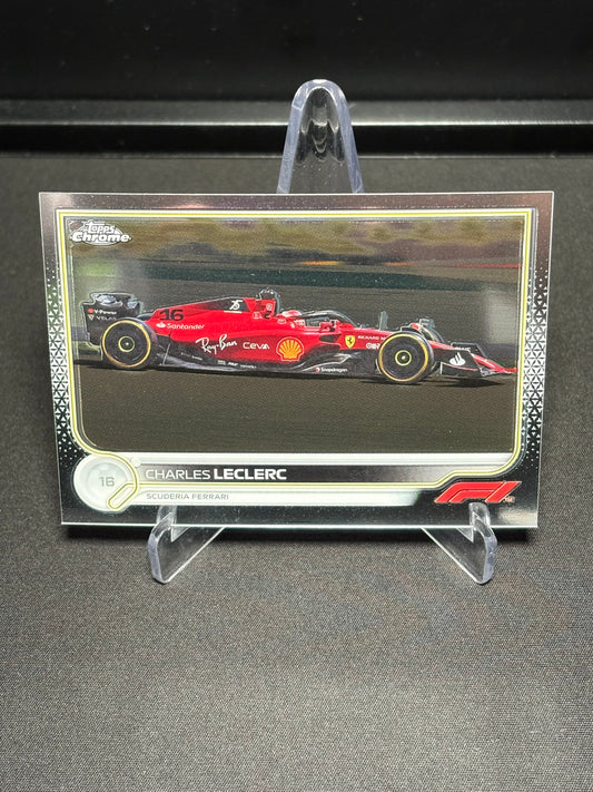 Charles Leclerc Topps Chrome F1 2022 "Base #117"