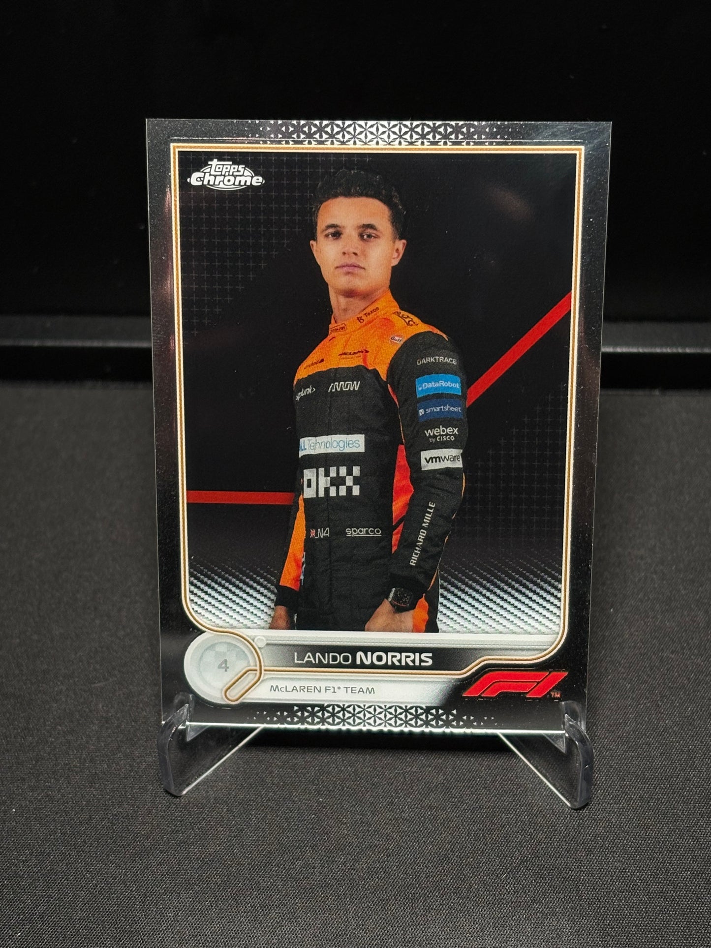 Lando Norris Topps Chrome F1 2022 "Base #33"