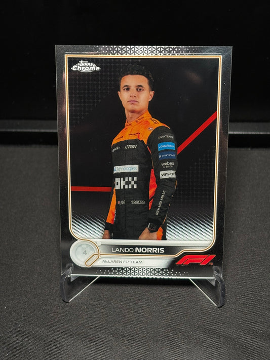 Lando Norris Topps Chrome F1 2022 "Base #33"