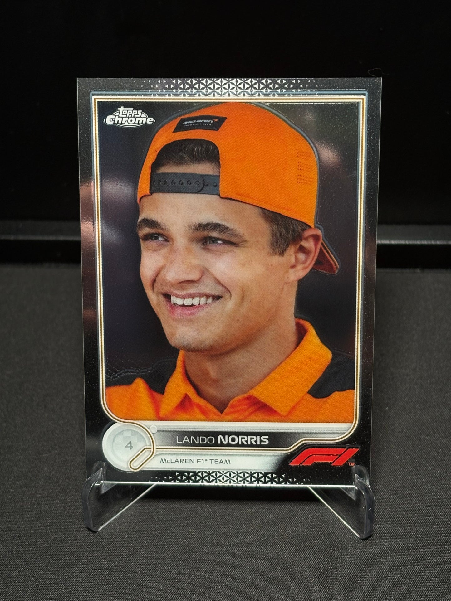 Lando Norris Topps Chrome F1 2022 "Base #34"