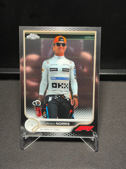Lando Norris Topps Chrome F1 2022 "Base #36"