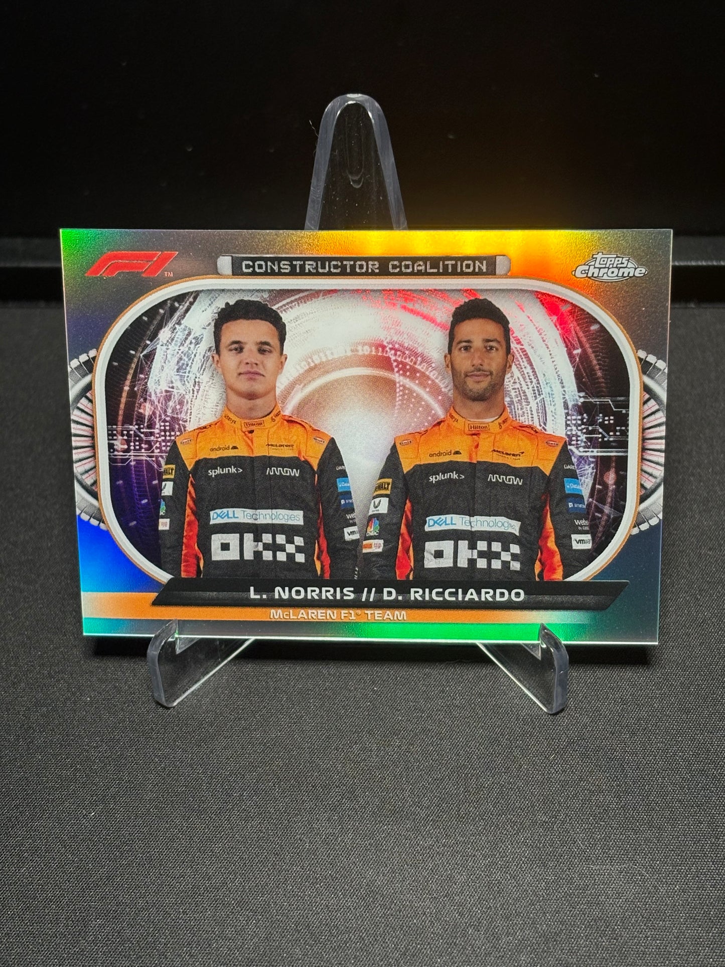 Lando Norris/D. Ricciardo Topps Chrome F1 2022 "Constructor Coalition"