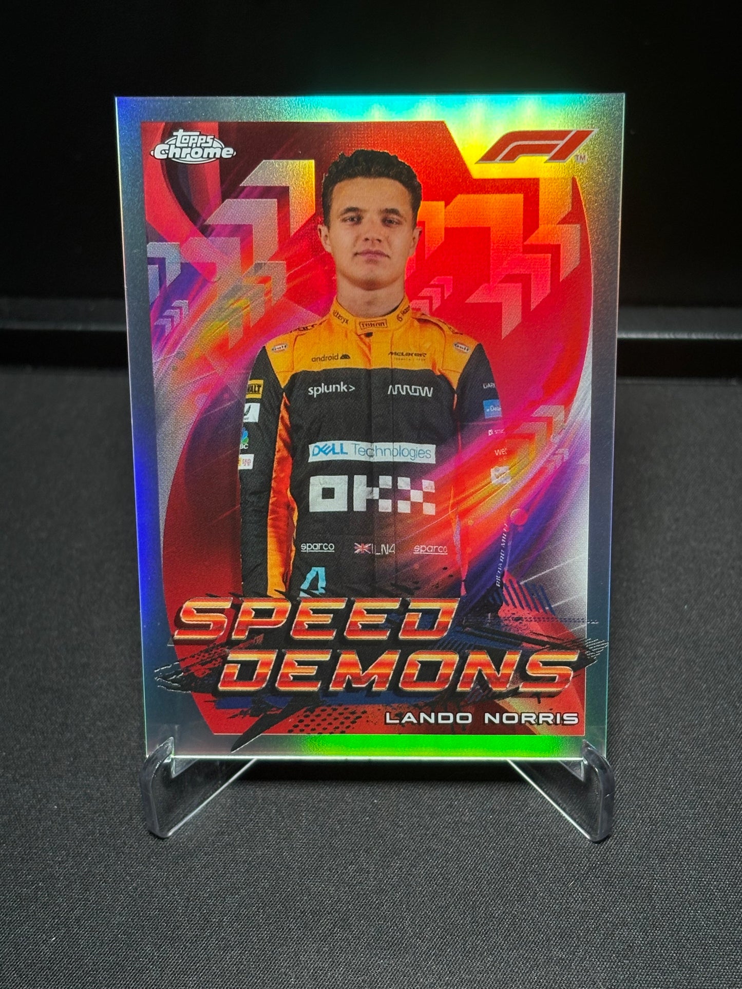 Lando Norris Topps Chrome F1 2022 "Speed Demons"