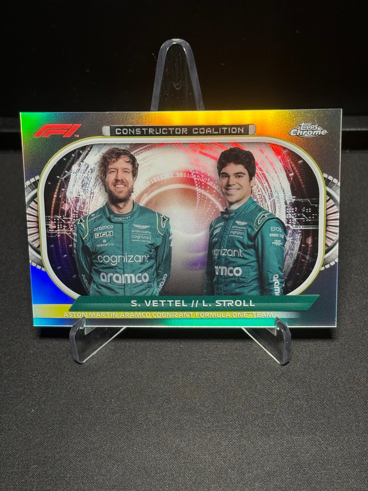 S.Vettel/L.Stroll Topps Chrome 2022 "Constructor Coalition"