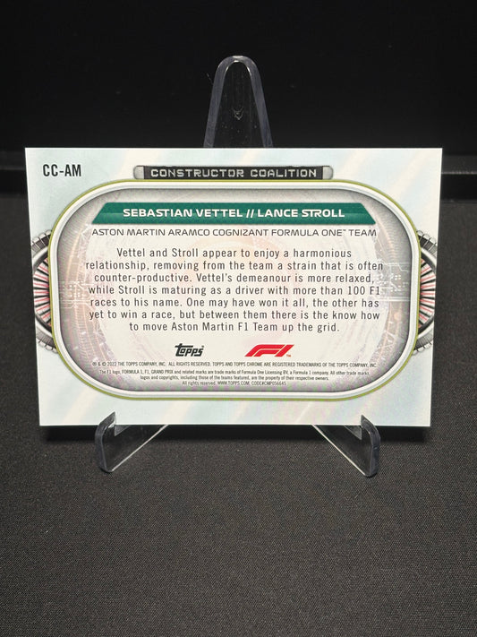 S.Vettel/L.Stroll Topps Chrome 2022 "Constructor Coalition"
