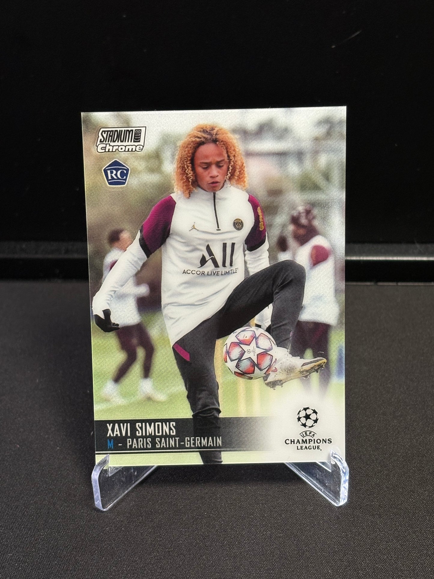 Xavi Simons RC Topps Stadium Club 2020 "Base" PSG