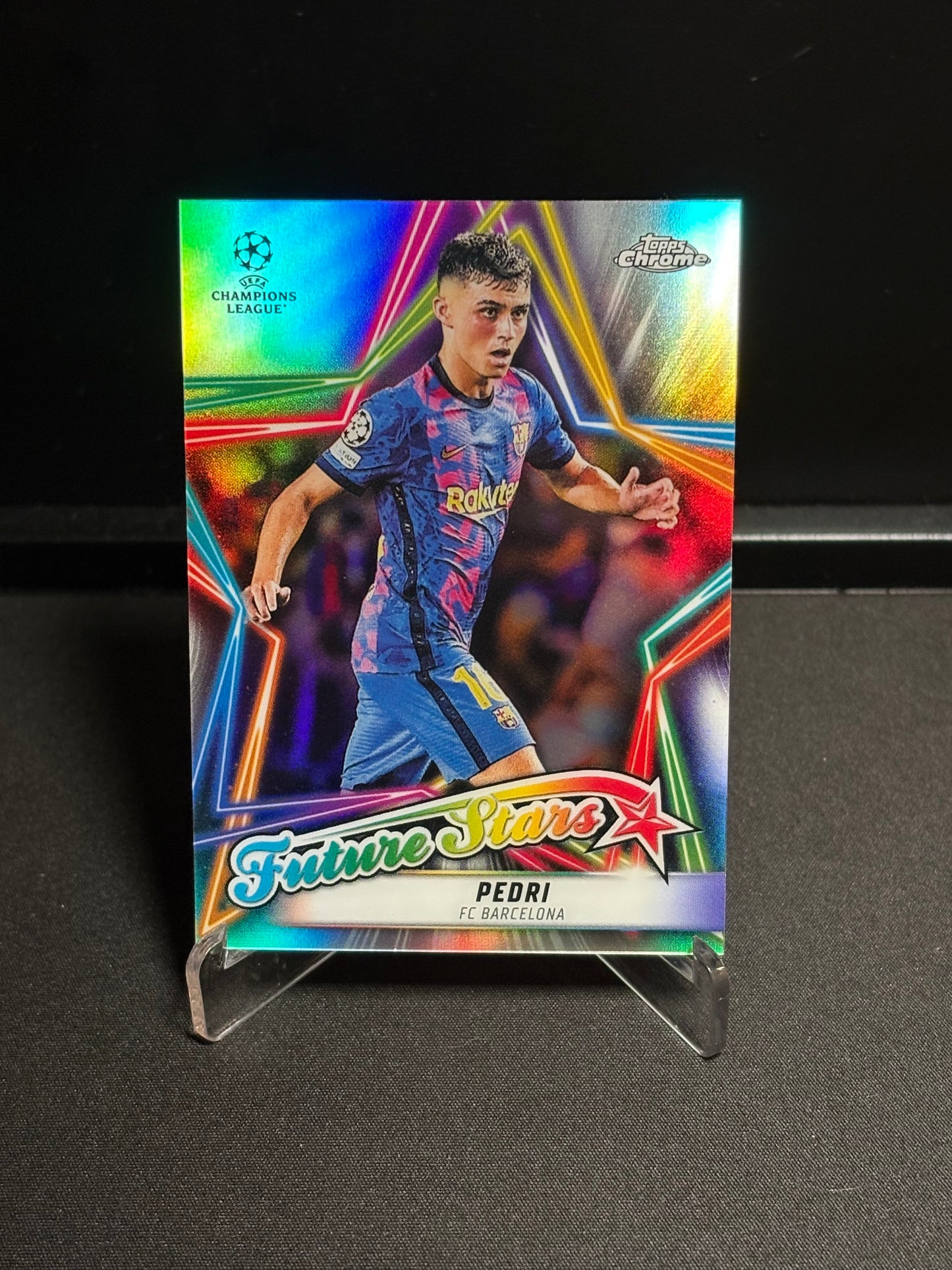 Pedri Topps Chrome 2021-22 "Future Stars" Barcelone