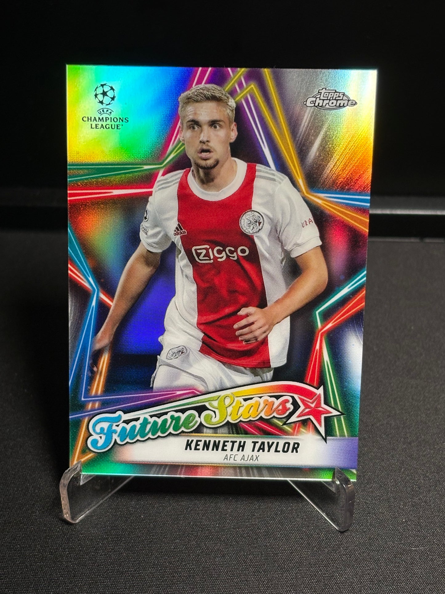 Kenneth Taylor Topps Chrome 2021-22 "Future Stars" Ajax