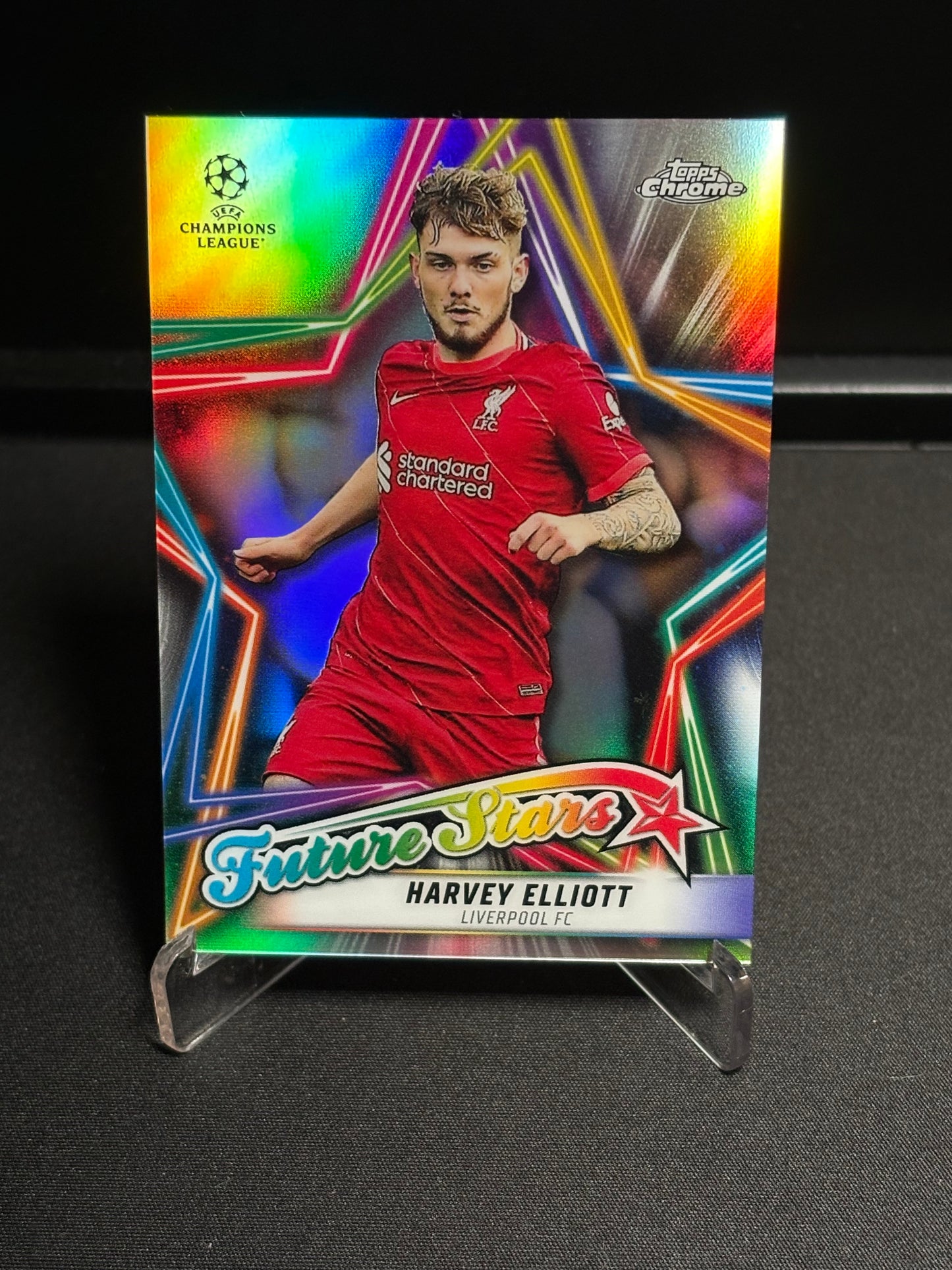 Harvey Elliott Topps Chrome 2021-22 "Future Stars" Liverpool