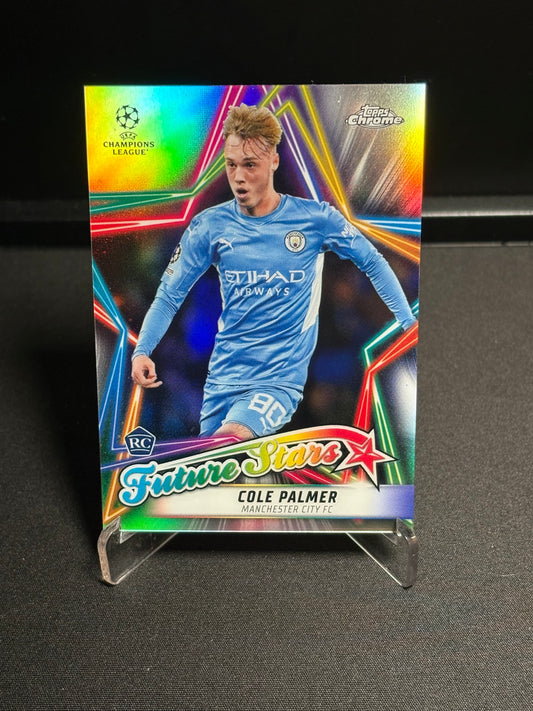 Cole Palmer RC Topps Chrome 2021-22 "Future Stars" Manchester City