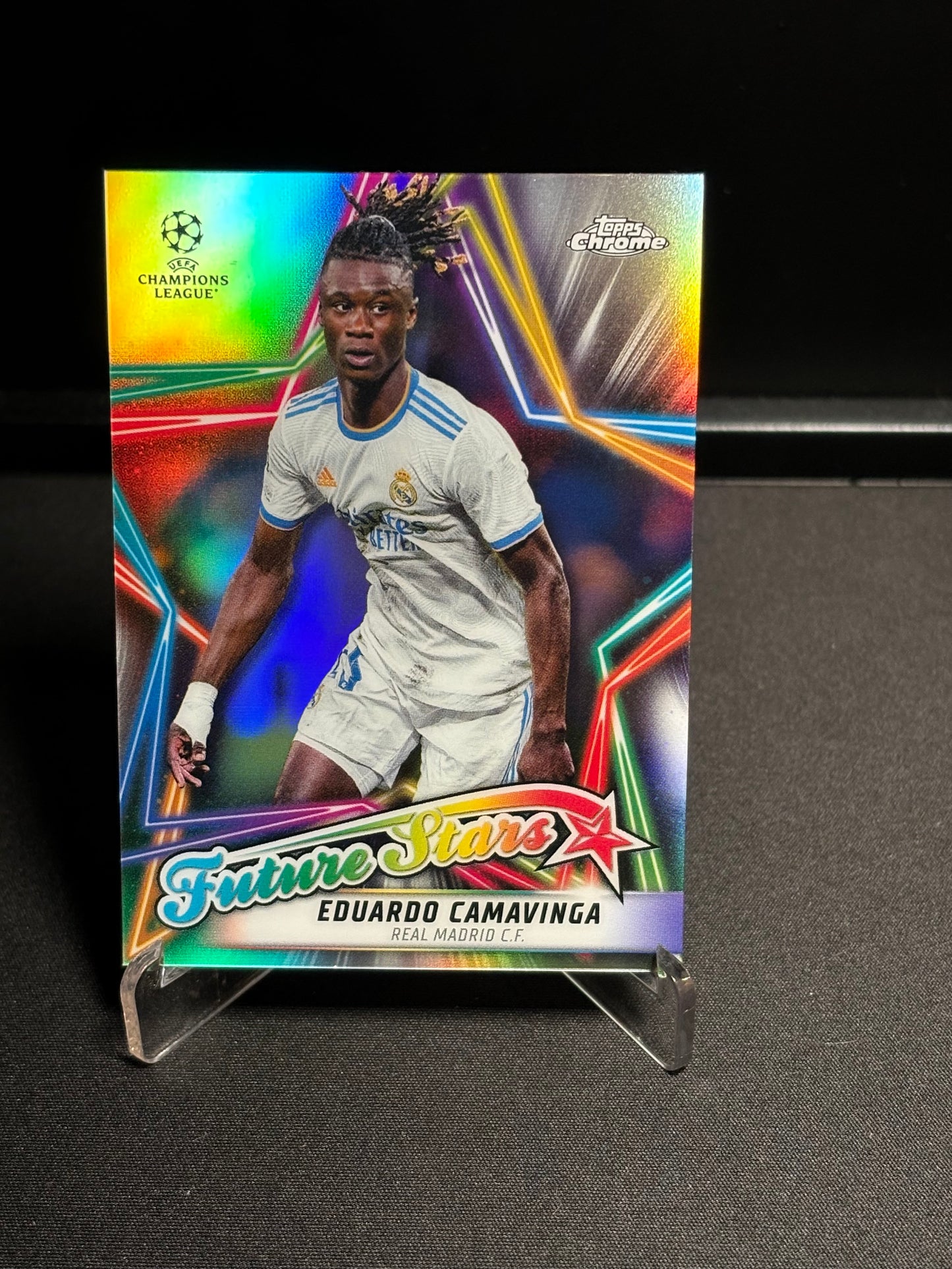 Edouardo Camavinga Topps Chrome 2021-22 "Future Stars" Real Madrid