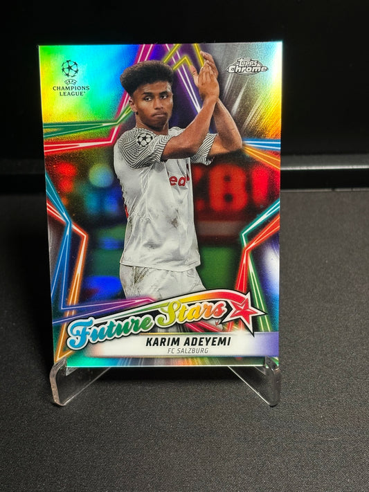Karim Adeyemi Topps Chrome 2021-22 "Future Stars" Salzburg
