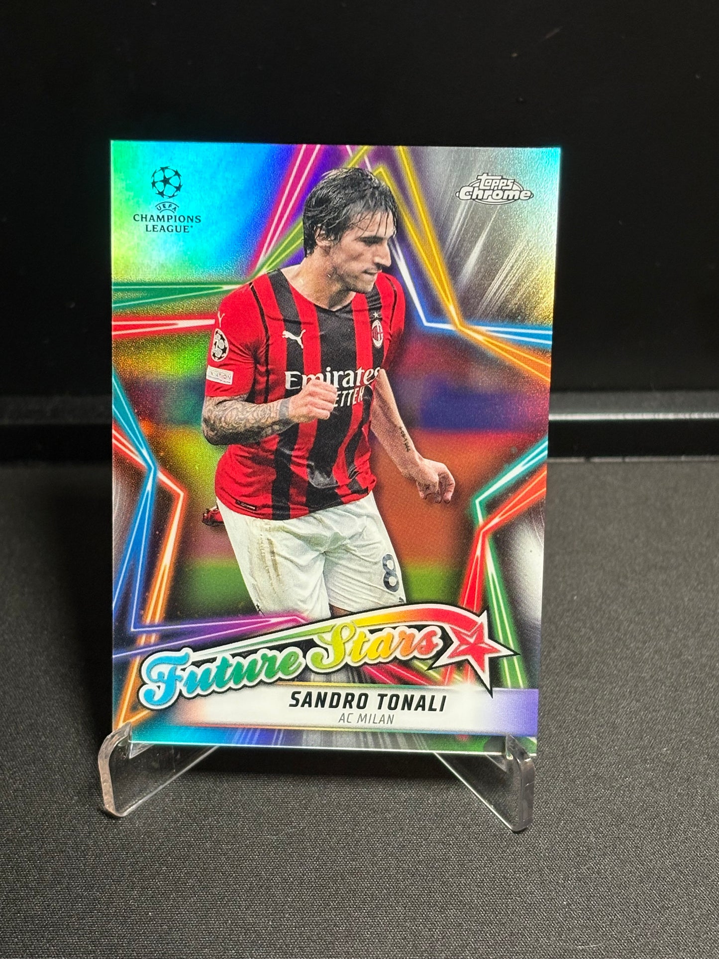 Sandro Tonali Topps Chrome 2021-22 "Future Stars" A.C Milan