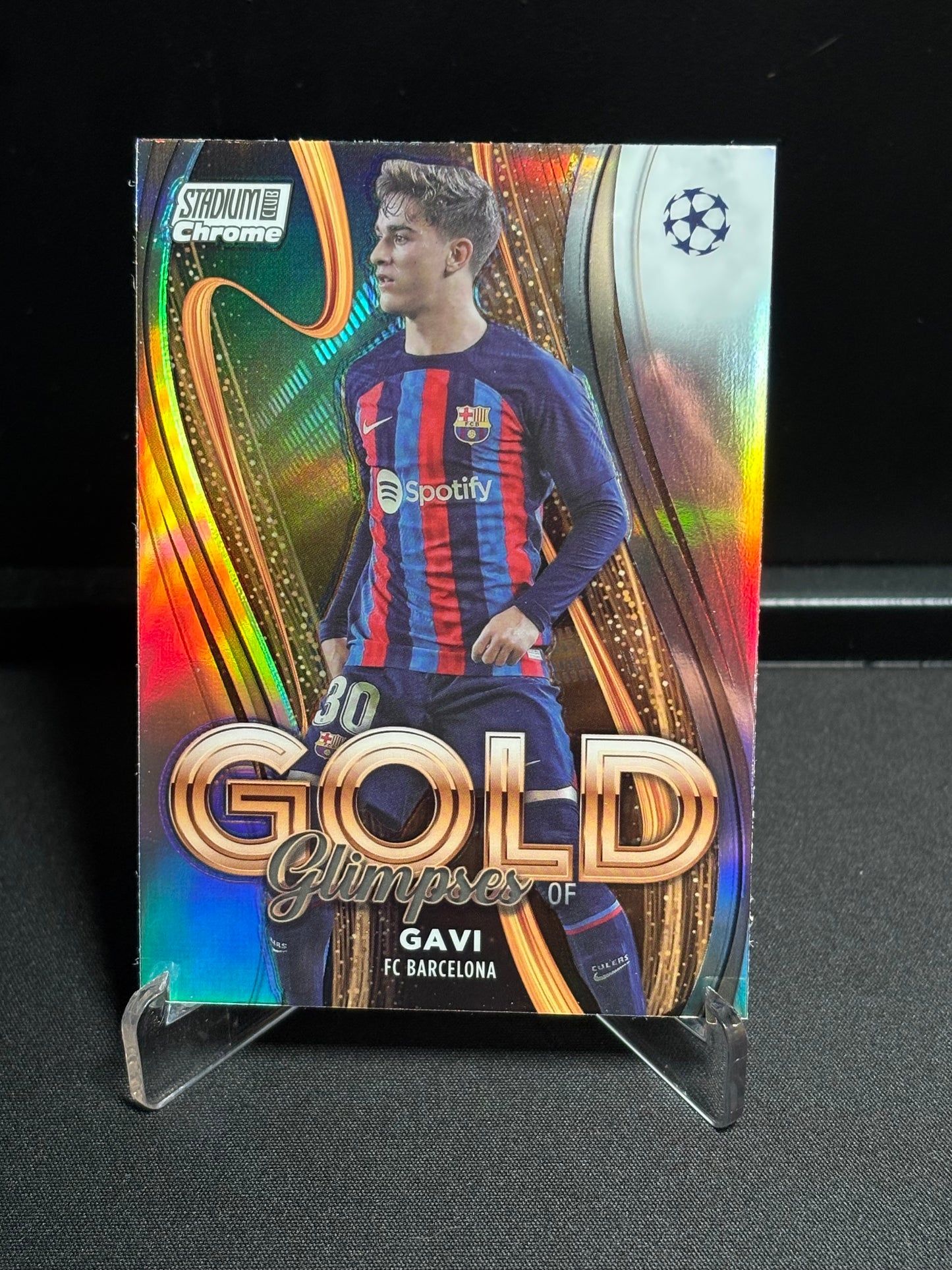 Gavi Topps Stadium Club 2022-23 "Glimpses Of Gold" Barcelone