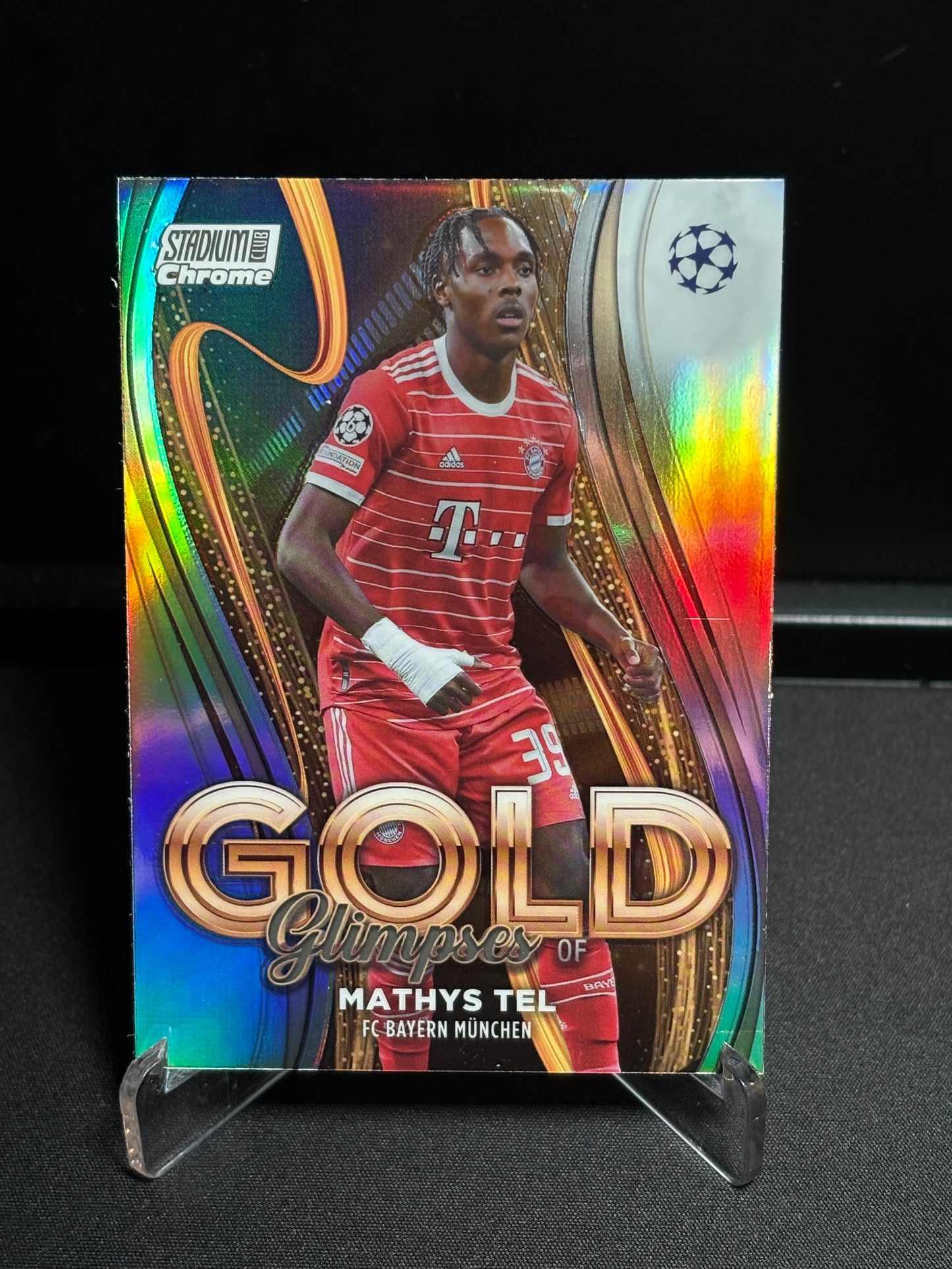 Mathys Tel Topps Stadium Club 2022-23 "Glimpses Of Gold" Bayern Munich
