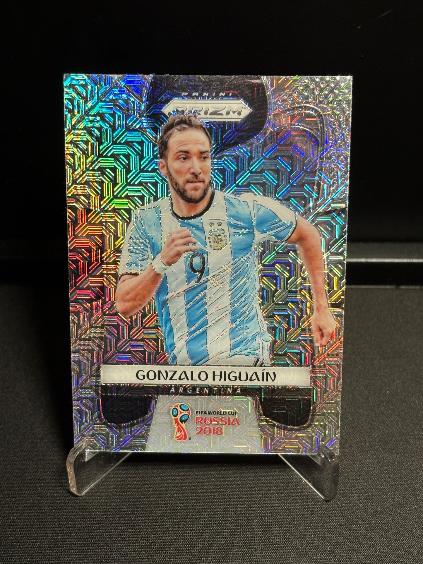 Gonzalo Higuain Panini Prizm World Cup 2018 "Mojo Prizm" Argentine