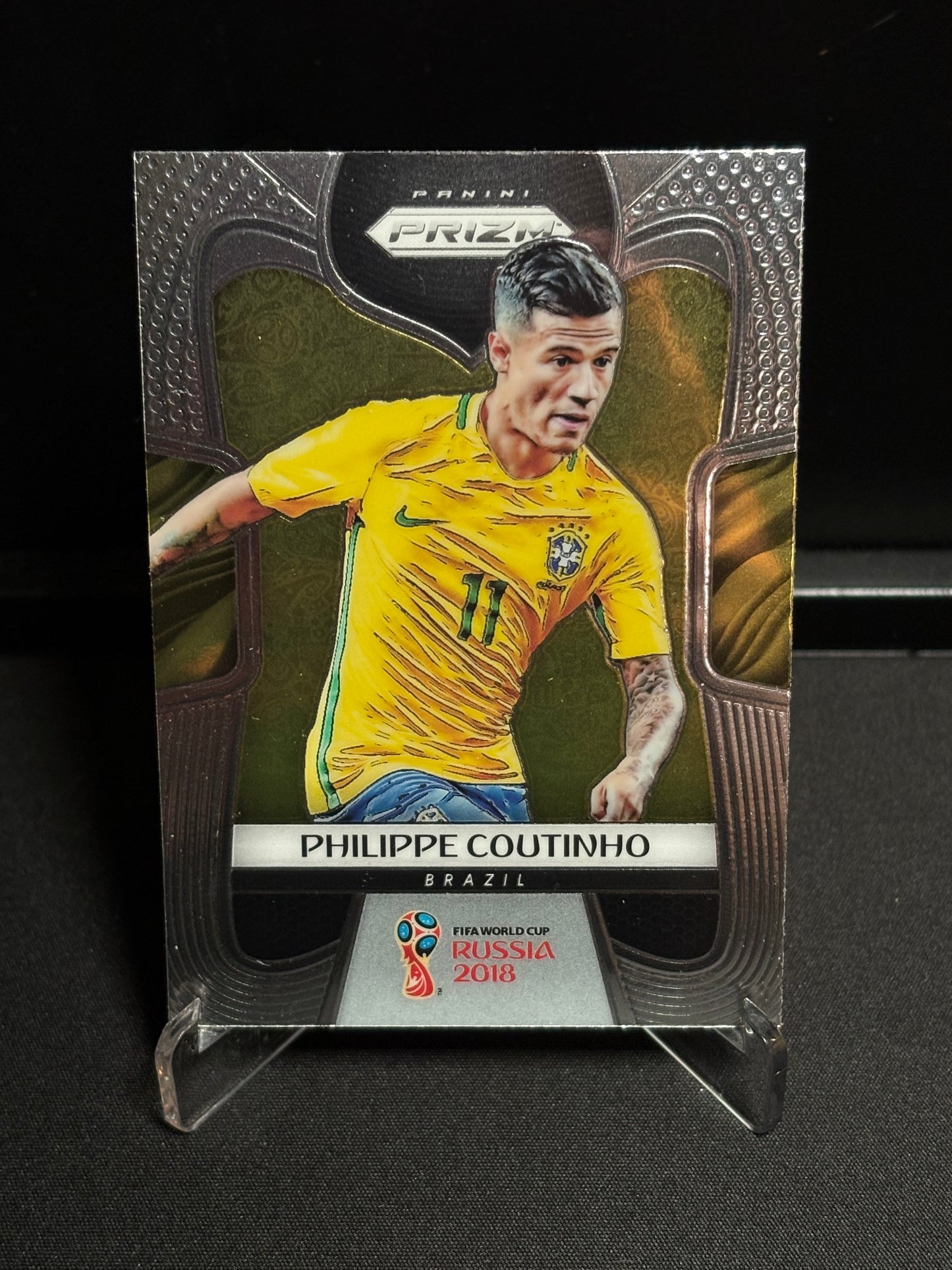 Philippe Coutinho Panini Prizm World Cup 2018 "Base" Brésil