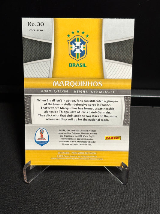 Marquinhos Panini Prizm World Cup 2018 "Prizm" Brésil