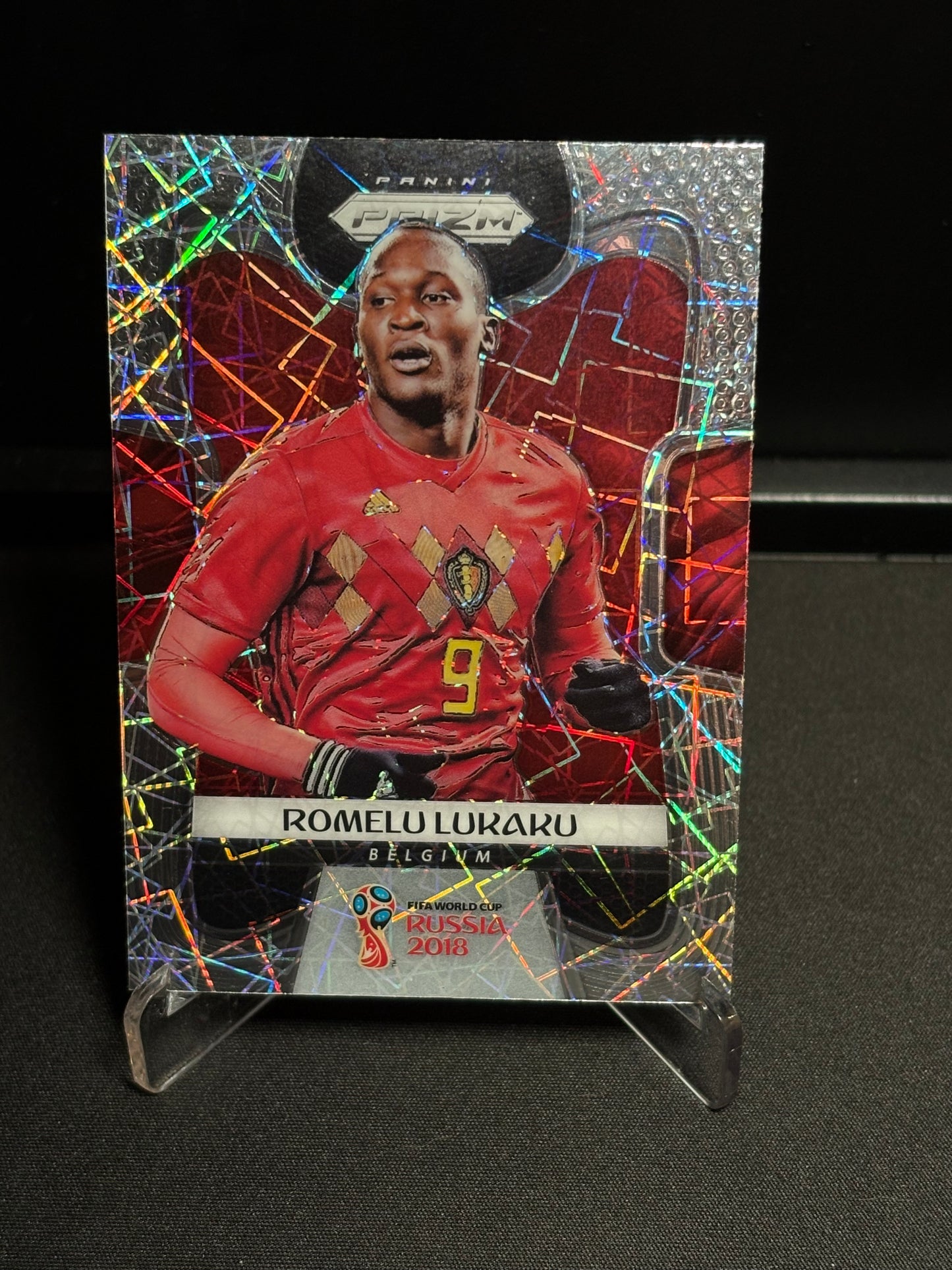 Romelu Lukaku Panini Prizm World Cup 2018 "Lazer Prizm" Belgique