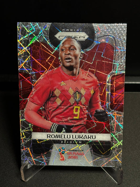 Romelu Lukaku Panini Prizm World Cup 2018 "Lazer Prizm" Belgique