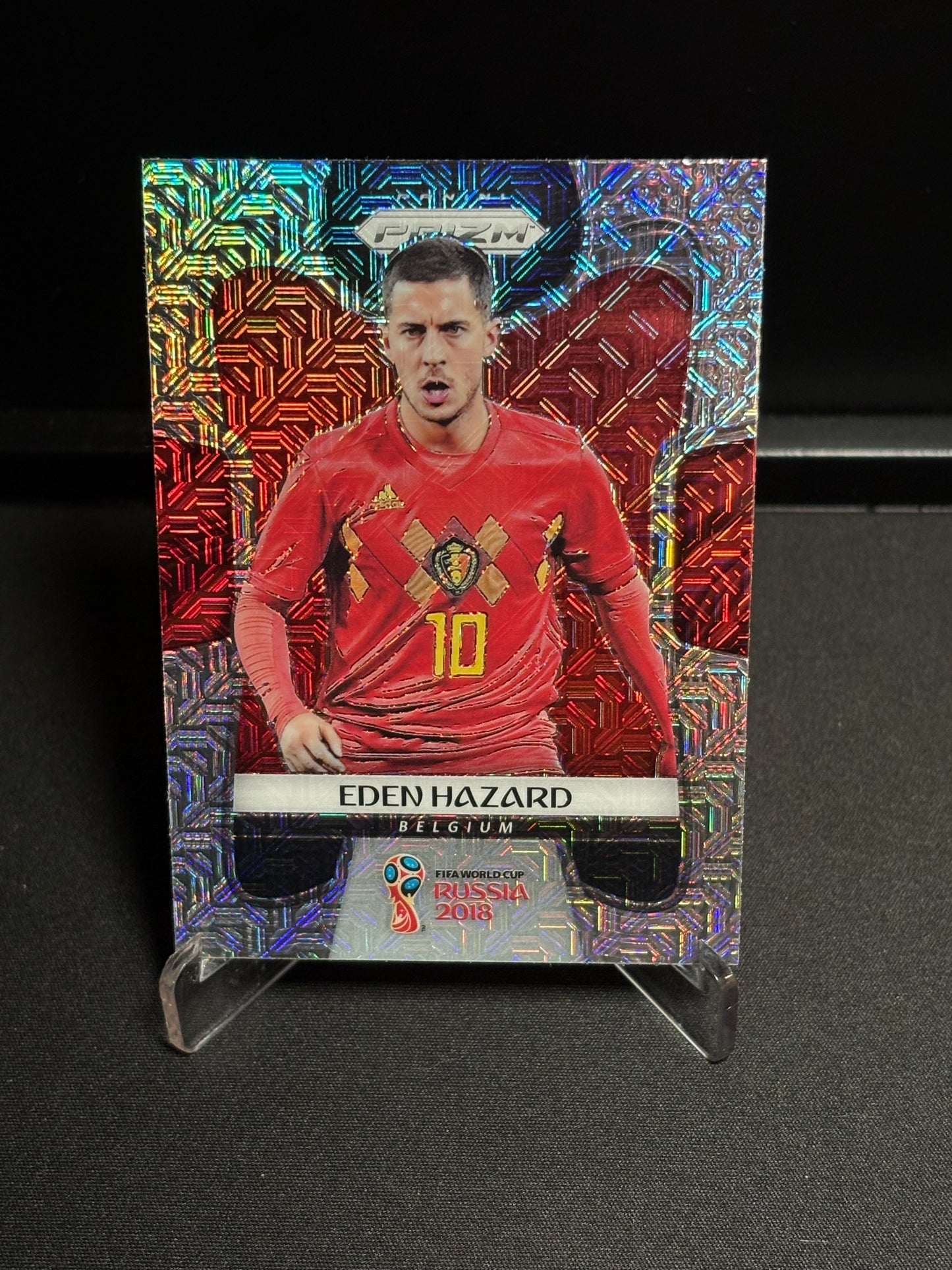 Eden Hazard Panini Prizm World Cup 2018 "Mojo Prizm" Belgique