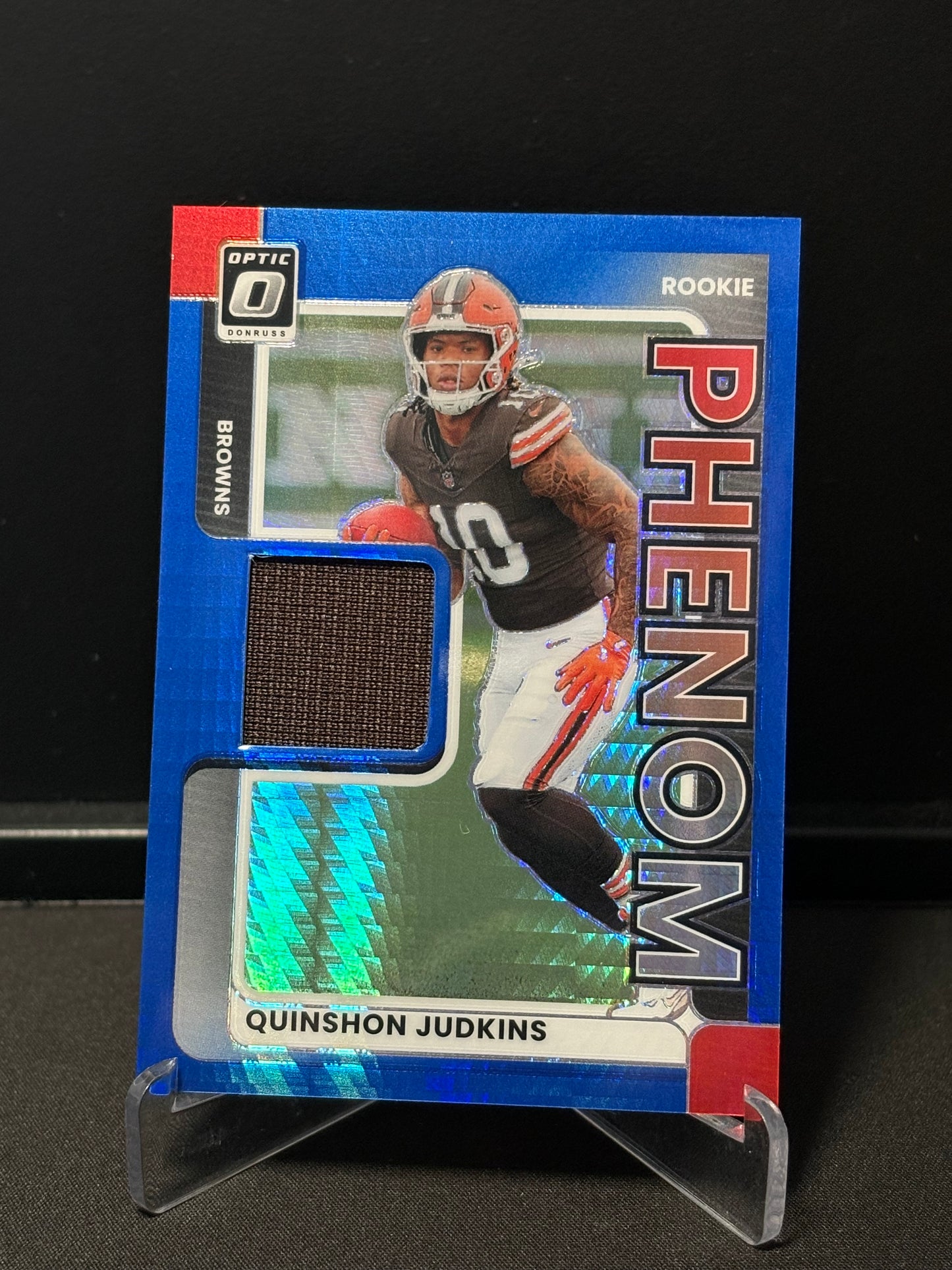 Quinshon Judkins RC Panini Donruss Optic 2025 "Rookie Phenom" Cleveland Browns